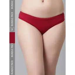 KEX Women Pack Of 3 Pure Cotton Hipster Briefs-picture-31