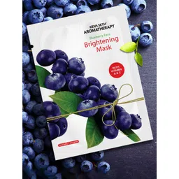 keya seth aromatherapy KEYA SETH Set Of 3 Blueberry Face Brightening Face Sheet Mask - 7 Sachets Each-picture-35