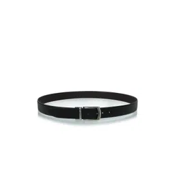 KEZRO Men Black & Brown Textured Reversible Formal Belt-picture-11