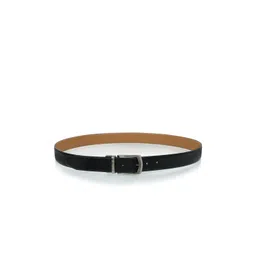 KEZRO Men Black Reversible Belt-picture-32