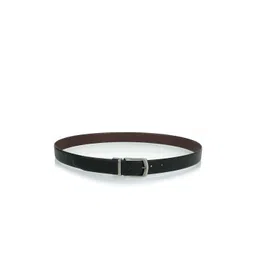 KEZRO Men Black Textured PU Belt-picture-15