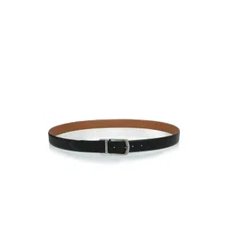 KEZRO Men Black Textured Reversible PU Belt-picture-21