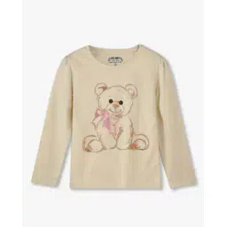 kg frendz Girls Embellished Round-Neck T-Shirt-picture-52