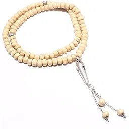 KGN GEMS, Beautiful Natural Yellow Wood Gemstone TASBIH, 6MM 100 Round Beads, Healing Plain Prayer Gemstone TASBIH, Faith and Love, for Women and Men,-picture-10