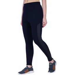 kgn hub Color Block Women Blue, Grey Tights-picture-10