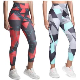 kgn hub Color Block Women Multicolor Tights-picture-13