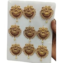 KGR Splash Lakshmi Design Jada Pins, Jada Billai For Hair- 9pieces (KRMU02550)-picture-27