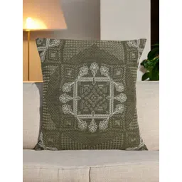 Khaabka Green Set of 2 Linen Cushion Covers-picture-16