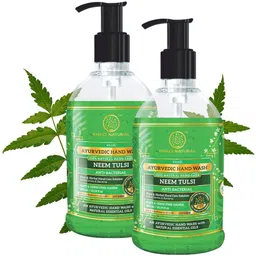 khadi natural Anti-Bacterial Neem Tulsi Hand Wash image 1