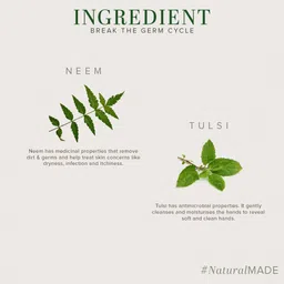 khadi natural Anti-Bacterial Neem Tulsi Hand Wash image 4