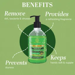 khadi natural Anti-Bacterial Neem Tulsi Hand Wash image 3