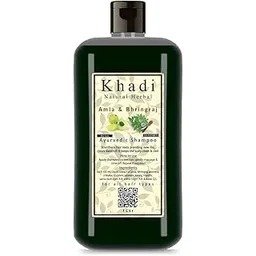 Khadi Natural Herbal Amla & Bhringraj Shampoo for Men Women 1000ml-picture-10