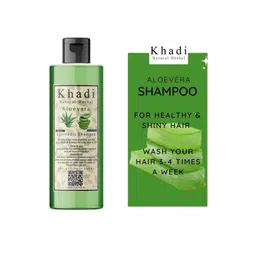 khadi natural herbal Set Of 2 Anti Dandruff Aloe Vera Shampoo & Conditioner - 200 ml Each-picture-34