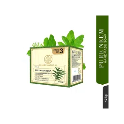 Khadi Natural Neem Handmade Soap Anti-Bacterial (Pack of 3)-picture-13