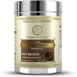 Khadi Natural Nut Brown Hair Color | Herbal & Chemical-Free | Covers Gray Hair Naturally | Enriched with Organic Ingredients | Provides Healthy-Looking Hair | 150g-picture-39