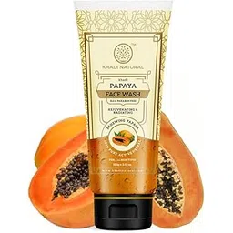 Khadi Natural Papaya Face Wash for Glowing & Healthy Skin | Herbal Face Wash | Face Wash for Reducing Dark Spots & Blemishes | SLS & Paraben Free | All Skin Types | 100 ml-image-5