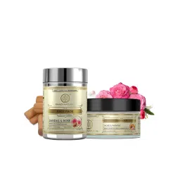 Khadi Natural Rose & papaya Face Scrub + Sandal & Rose Face Pack (Combo Pack, each 50g)-picture-17