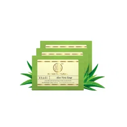 Khadi Natural Set of 3 Ayurvedic Aloevera Soaps-picture-40