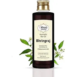 Khadi Omorose Bhringraj Hair Oil |Controls Hair Fall | Promotes Healthy Hair Growth | Mineral Oil Free | Makes Hair Strong, 210ml-picture-39