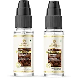 Khadi Organique Hair Serum with Almond Oil for Soft, Shiny & Frizz-Free Hair | Paraben & Mineral Oil Free For All Hair Types - 2x50ml (Pack of 2)-picture-34