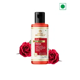 Khadi Organique Rose Face Wash with White Rose & Aloevera - 210 ml-picture-13