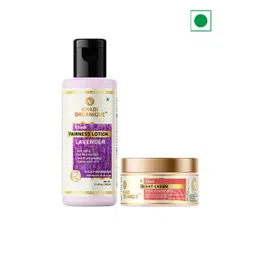 Khadi Organique Set Of 2 Fariness Lotion-210ml & Night Cream-50g Skin Care Combo-picture-30