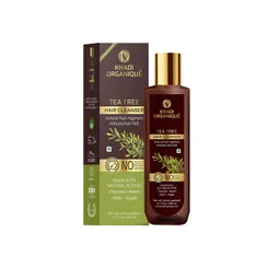 Khadi Organique Tea Tree Hair Cleanser with Neem & Basil - Reduces Hair Fall - 200ml-picture-13