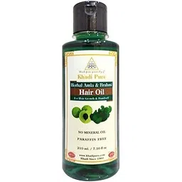 Khadi Pure Herbal Amla & Brahmi Hair Oil, 210 ml-picture-34