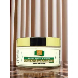 Khadi Pure Set Of 2 Herbal Apricot & Walnut Cream Scrub With Shea Butter -100 g Each-picture-13