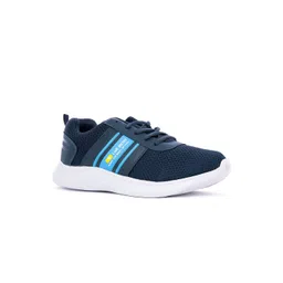 Khadims Men Navy Blue Textile Running Non-Marking Shoes-image-0