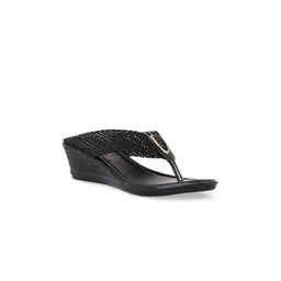 Khadims Open Toe Embellished Wedge Heels-picture-11