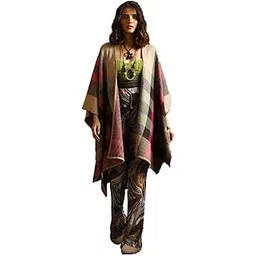khaleej Women Lola's Diamond Patterned Cape-picture-43