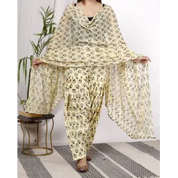 kheeaa fashions Cotton Printed Patiala-picture-20