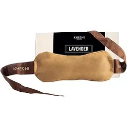 Kheoni Organic Eye PIllow with Natural Aromatic Fragrance of Lavender for Aroma Therapy Stress Relief Deep Comfortable and Smooth Sleep-picture-52