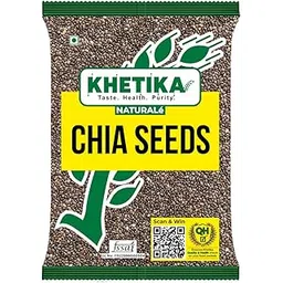 Khetika Naturale Chia Seeds 200G | Clean Chia Seeds for Eating | Helps in Weight Loss | Good Source of Omega 3 Fatty Acids | 100% Natural-picture-28