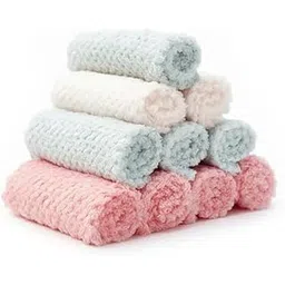 khillayox Microfiber 400 GSM Women's Handkerchief Face Towel- Lightweight Extra Soft and Super Absorbent Hankies, Rumal for Girls - Set of 6 (25x25 CM)-picture-24