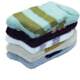 khillayox Women's Ankle-Length Woolen Fuzzy Stripe Socks | Soft & Warm Cozy Socks for Women Winter Wear Socks for Women-picture-37