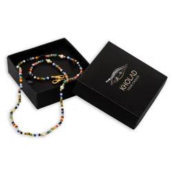 KHOLAD Mask Lanyard Eyeglasses Chain Healing Crystal Beaded Sunglasses Chains with Pearl Necklace Stylish Holder for Women image 4