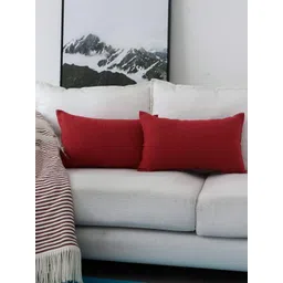 Khooti Red Rectangle Cushion Covers-picture-20