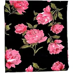 Khushboo Women's Multicolor Printed Crepe Unstitched Fabric (5 Meters) for Kurti, Gown, Skirts, Shirts, and Palazzo Dressmaking-picture-22