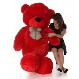 khushbu enterprises Red Teddy Bear 6 Feet Lovable Cute Birthday Gift For Girls Someone Specials- 182 cm-picture-14