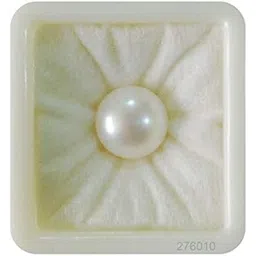 khushbu gems 11.45 Carat - 12.25 Ratti Pearl Gemstone Original Certified Natural White Color Moti Stone-picture-57