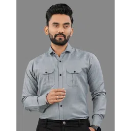KHUSHI CREATION Men Original Opaque Casual Shirt-picture-34