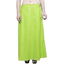 khushi Ankit Girl Women's Royal Cotton Readymade Petticoat for Saree (SIZE-XLARGE)COLOR-PARROT GREEN-picture-18