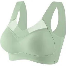 khwaish store Women Nylon Lightly Padded Full Coverage Slip On Pushup Yoga Bralette Sports Everyday Bra-picture-13