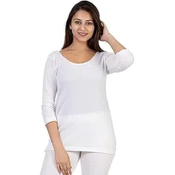 khwaish store Women's Cotton Quilted Thermal 3/4th Sleeves Top and Trouser/Female Thermal/Ladies Thermal Set Pack of 1-picture-25
