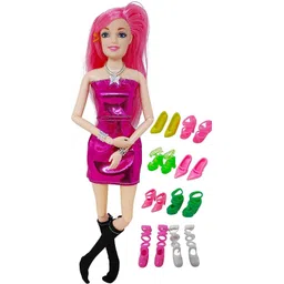 khyali Charm Girl Foldable Hands and Legs Fashion Doll With Shoes-picture-38