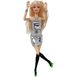 khyali Fashionable Beautiful Elegant Doll with Movable Joints for Girls (Pack of 1)|436-picture-18