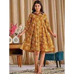 KIAARON Floral Print A-Line Dress-picture-28