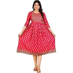 kiaaron Women's Anarkali Comfortable Maternity Feeding Kurta Dress with Both Side Zippers | Pre and Post-Pregnancy & Nursing Mom Dress-picture-55